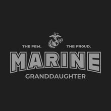 Load image into Gallery viewer, Marines Granddaughter Crewneck (Black)