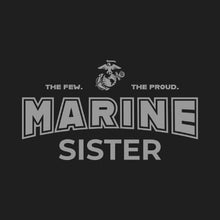 Load image into Gallery viewer, Marines Sister Crewneck (Black)