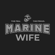 Load image into Gallery viewer, Marines Wife Crewneck (Black)