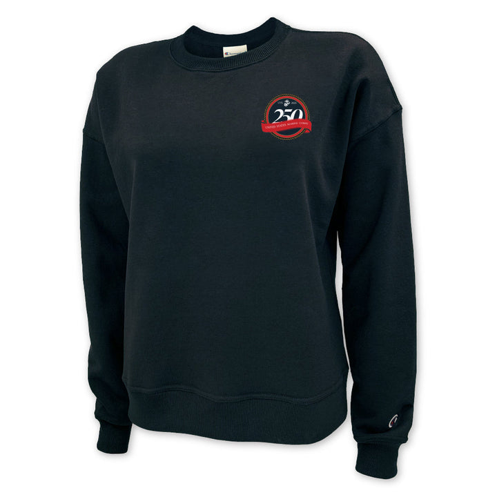 Marines 250th Anniversary Champion Ladies Crewneck