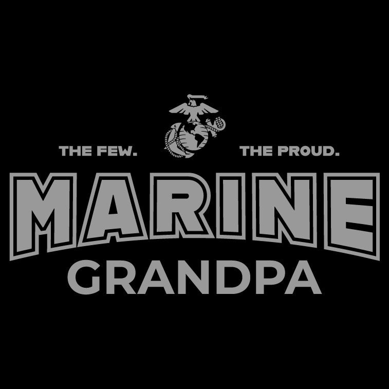 Marines Grandpa Hood (Black)