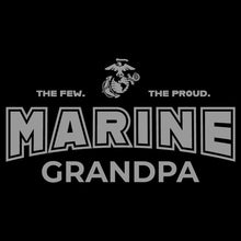Load image into Gallery viewer, Marines Grandpa Hood (Black)