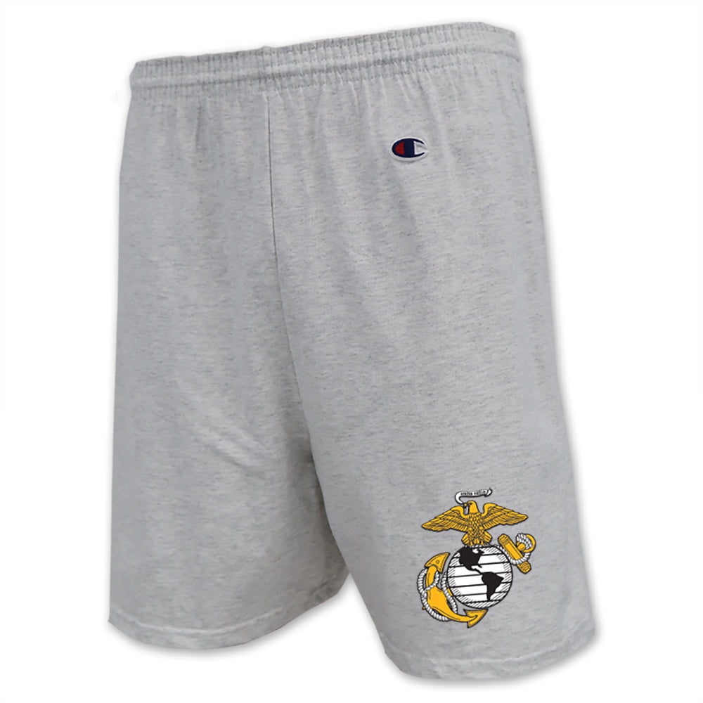 Pick Your Design Marines Cotton Shorts (Grey)