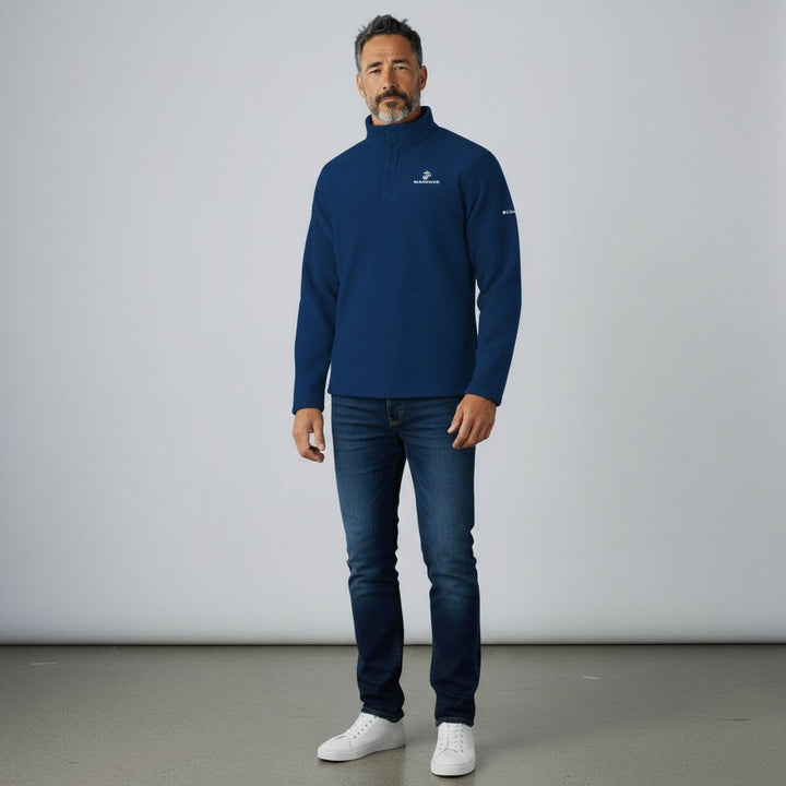 Marines EGA Columbia Alto Pass Half Snap Pullover (Navy)*