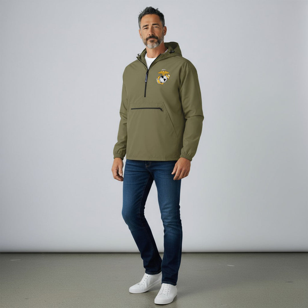 Marines EGA Pack-N-Go Pullover