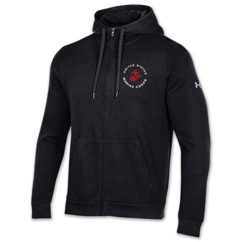 United States Marines EGA Rival Full Zip (Black)
