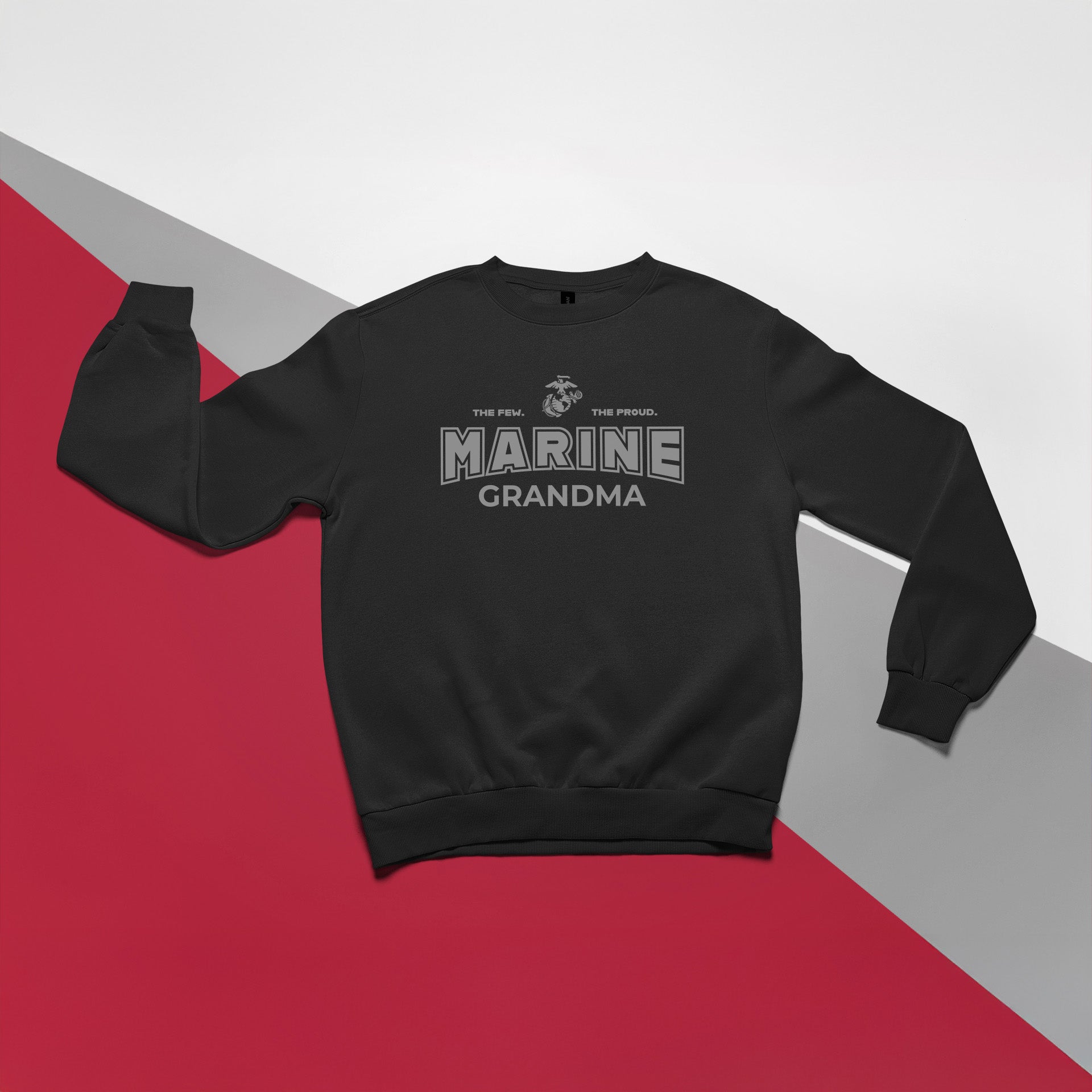 Marines Grandma Crewneck (Black)