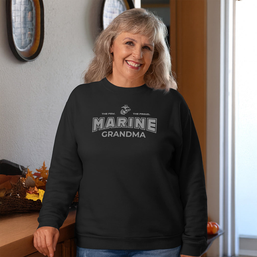 Marines Grandma Crewneck (Black)