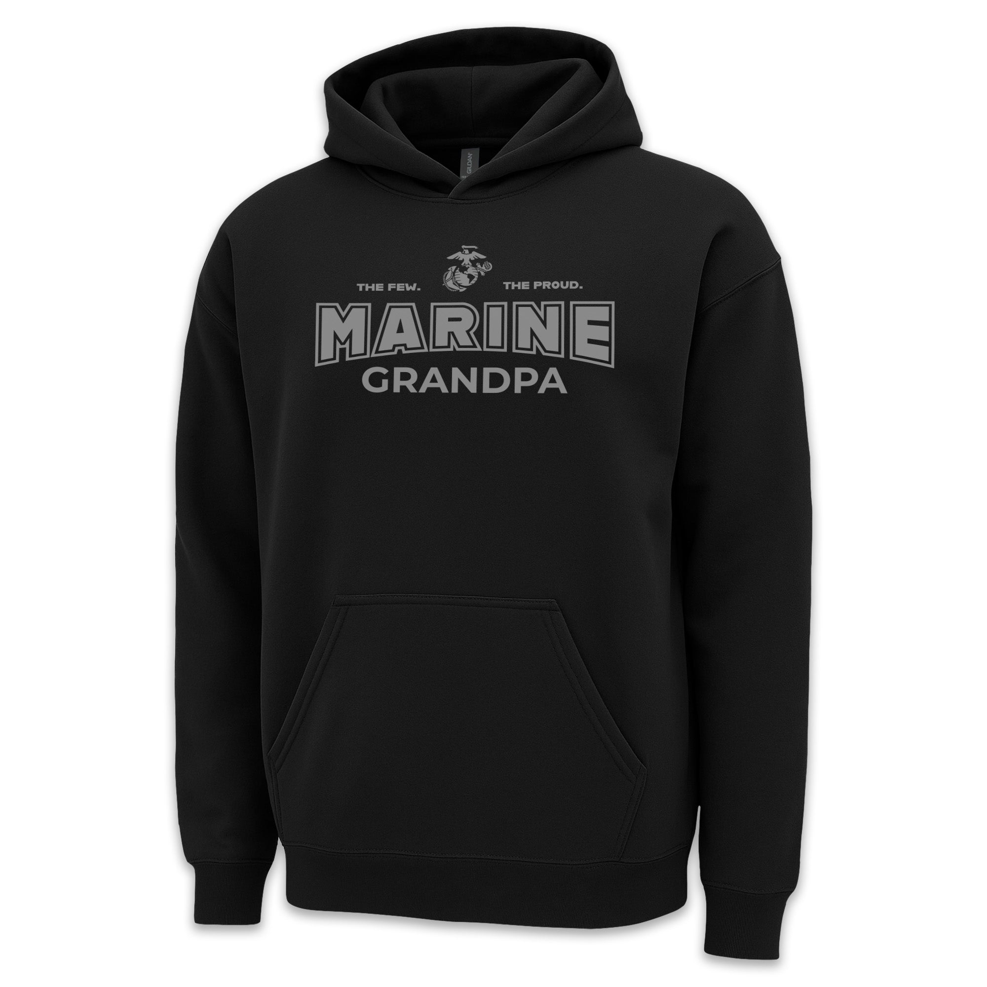 Marines Grandpa Hood (Black)