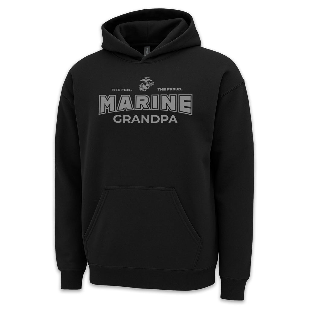 Marines Grandpa Hood (Black)
