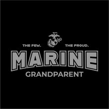 Load image into Gallery viewer, Marines Grandparent Ladies T-Shirt (Black)