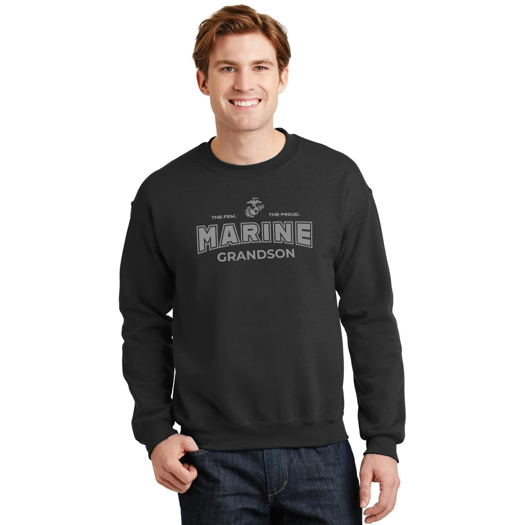 Marines Grandson Crewneck (Black)