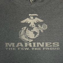 Load image into Gallery viewer, Marines Reflective Logo Hood (Charcoal)