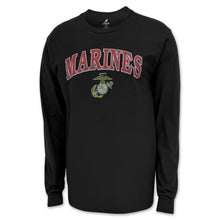Load image into Gallery viewer, Marines EGA Long Sleeve T-Shirt (Black)
