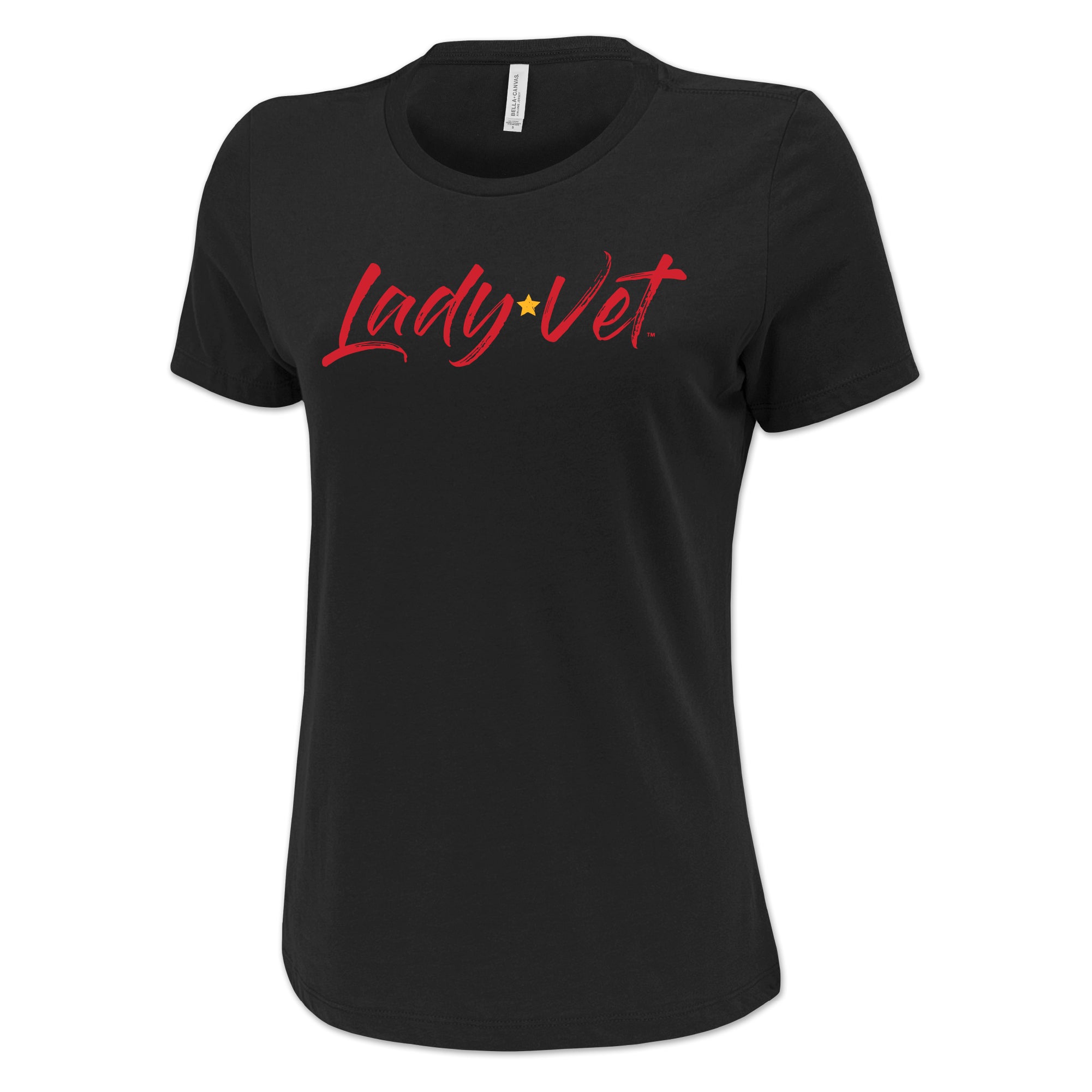 Marines Lady Vet Full Chest Logo Ladies T-Shirt