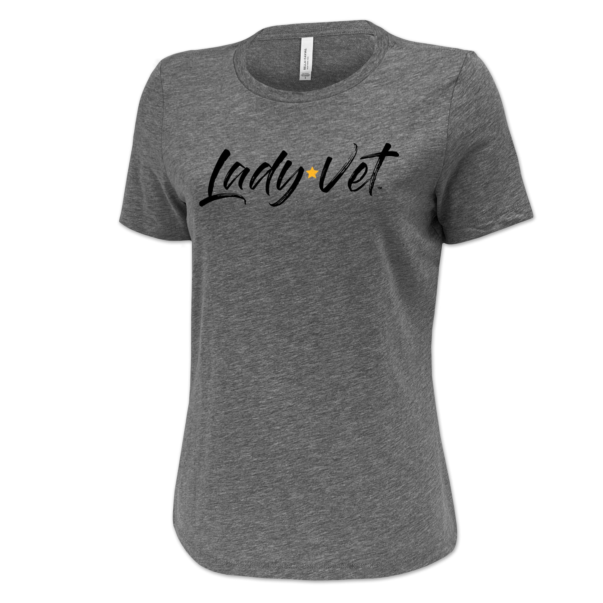 Marines Lady Vet Full Chest Logo Ladies T-Shirt