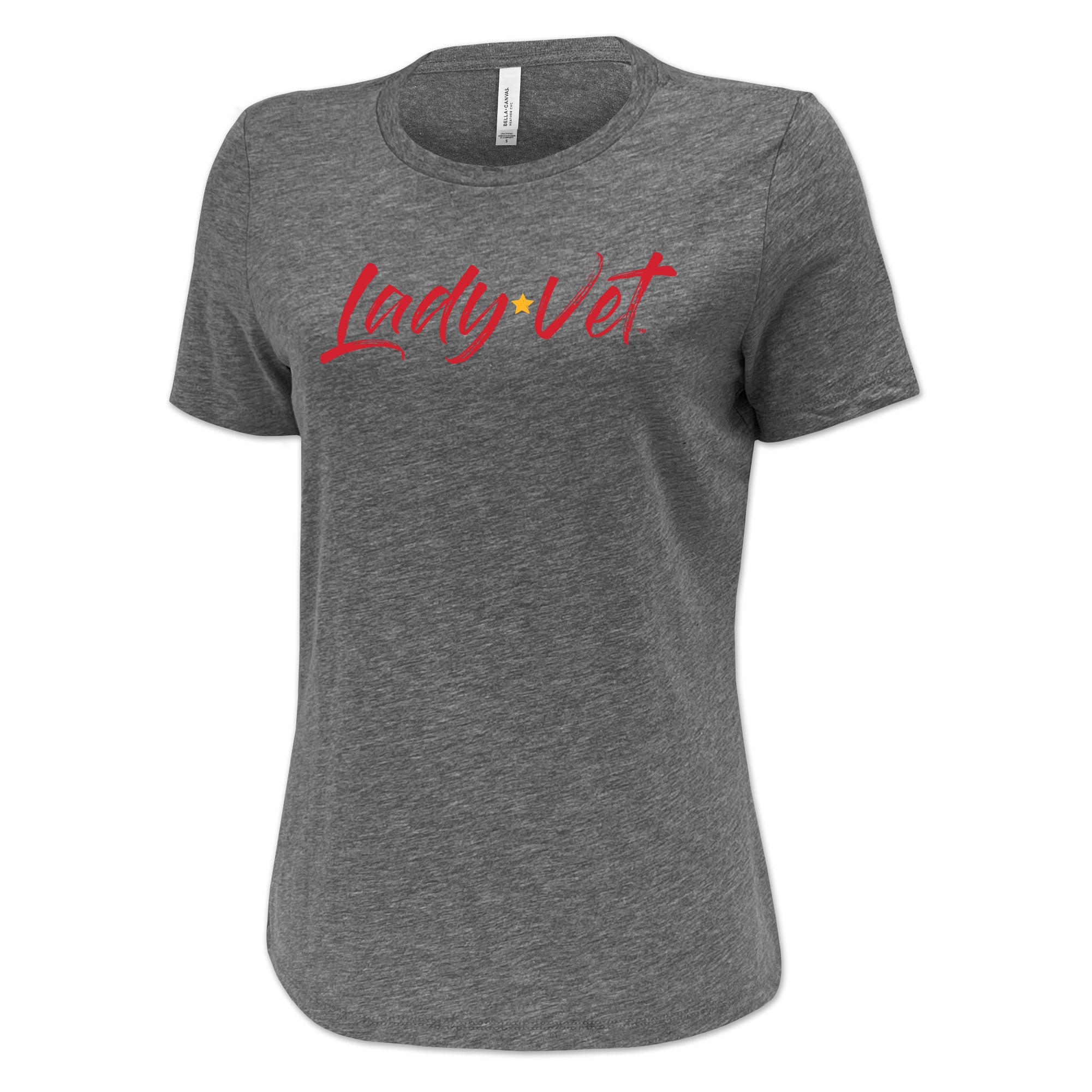Marines Lady Vet Full Chest Logo Ladies T-Shirt