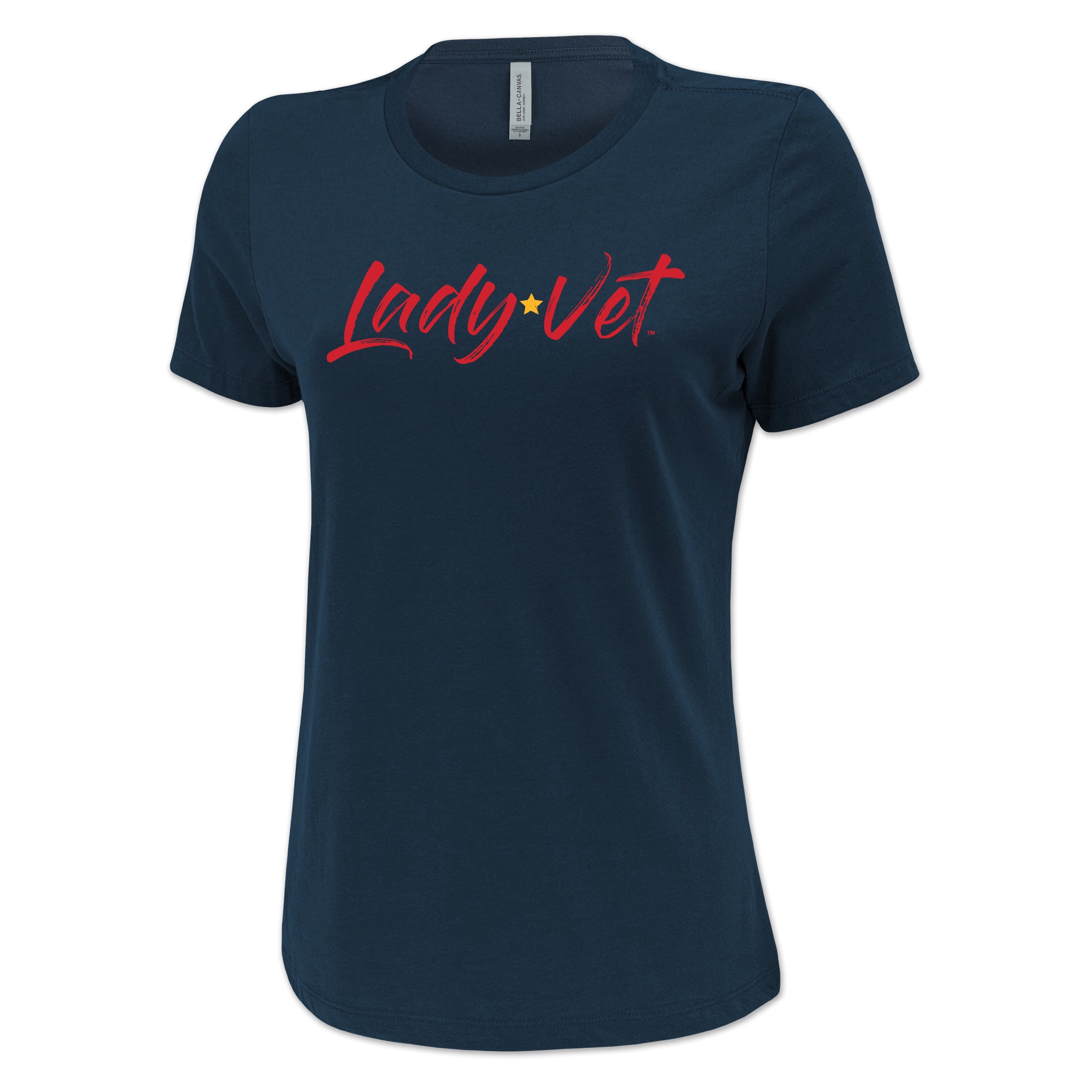 Marines Lady Vet Full Chest Logo Ladies T-Shirt