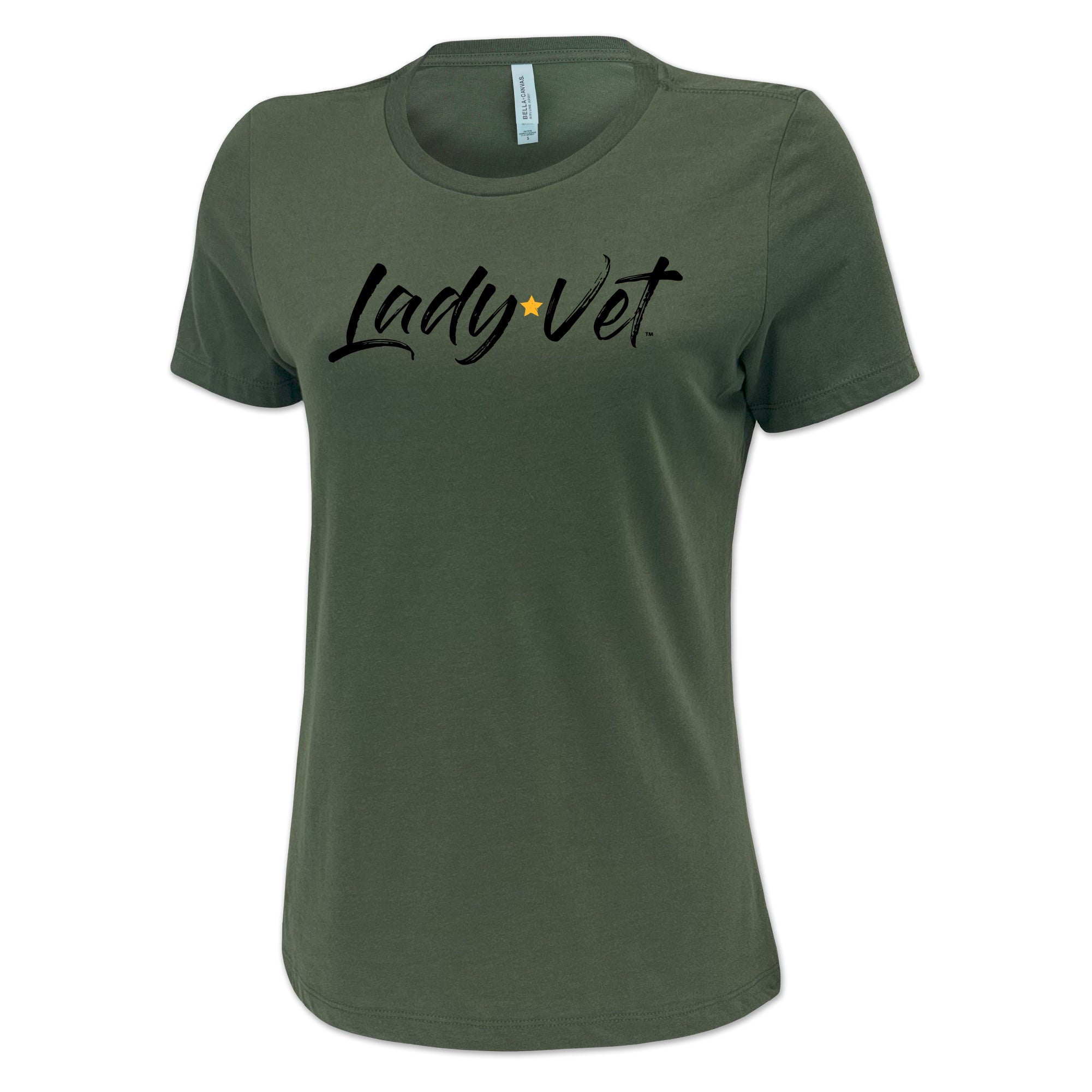 Marines Lady Vet Full Chest Logo Ladies T-Shirt