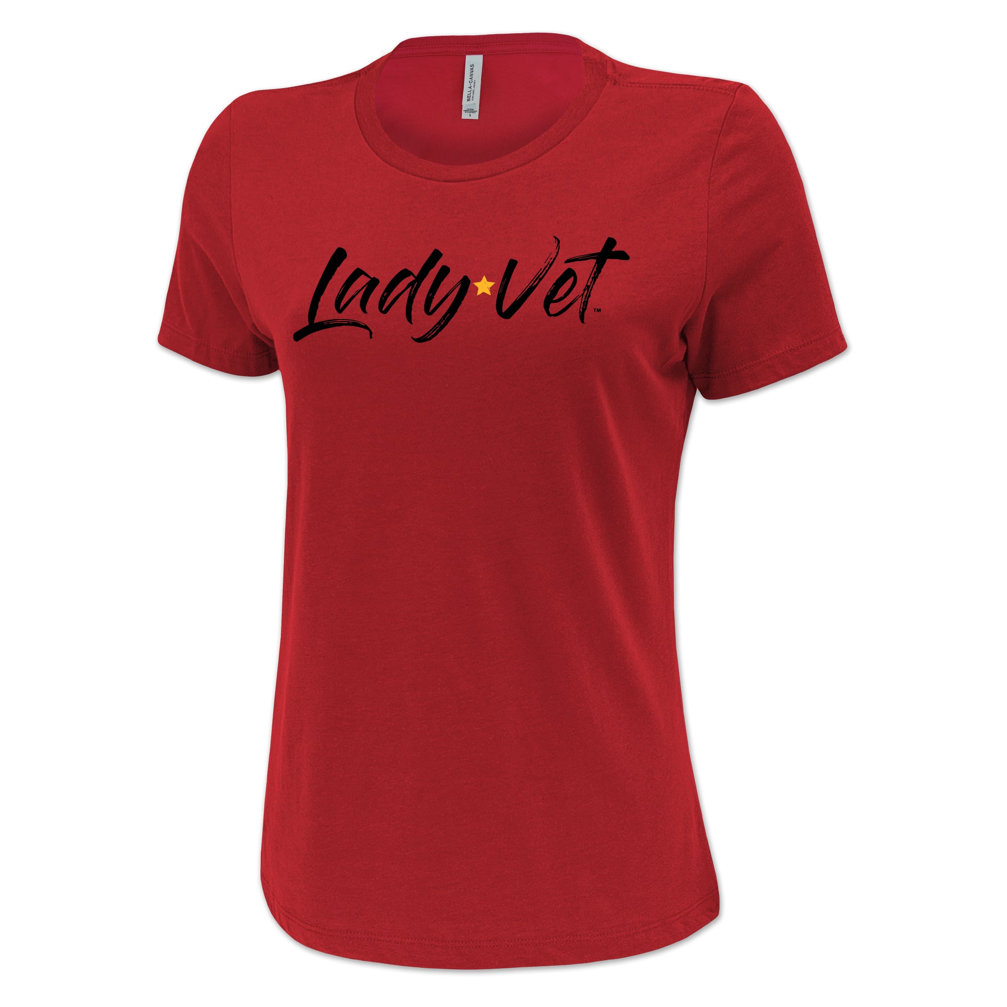 Marines Lady Vet Full Chest Logo Ladies T-Shirt