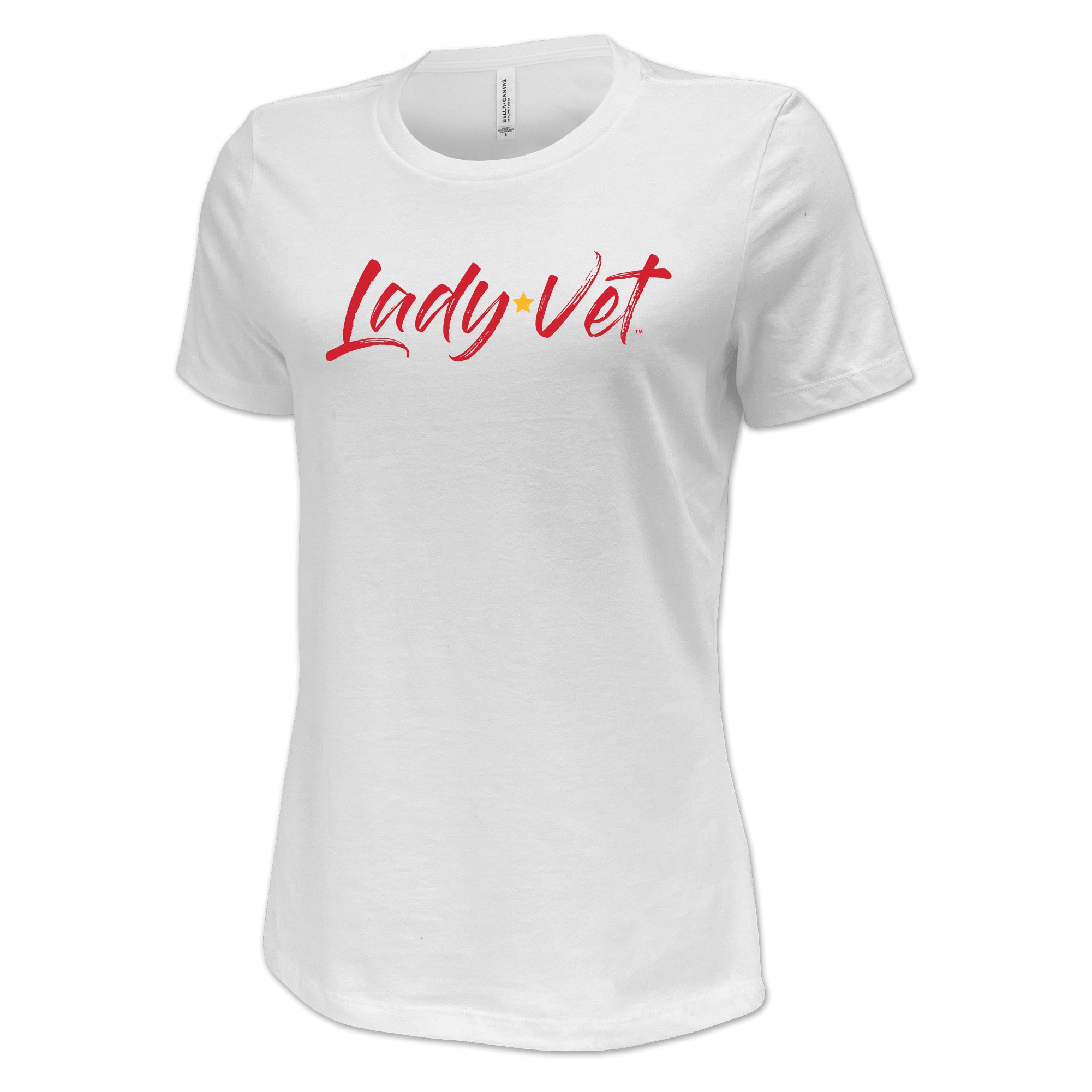 Marines Lady Vet Full Chest Logo Ladies T-Shirt