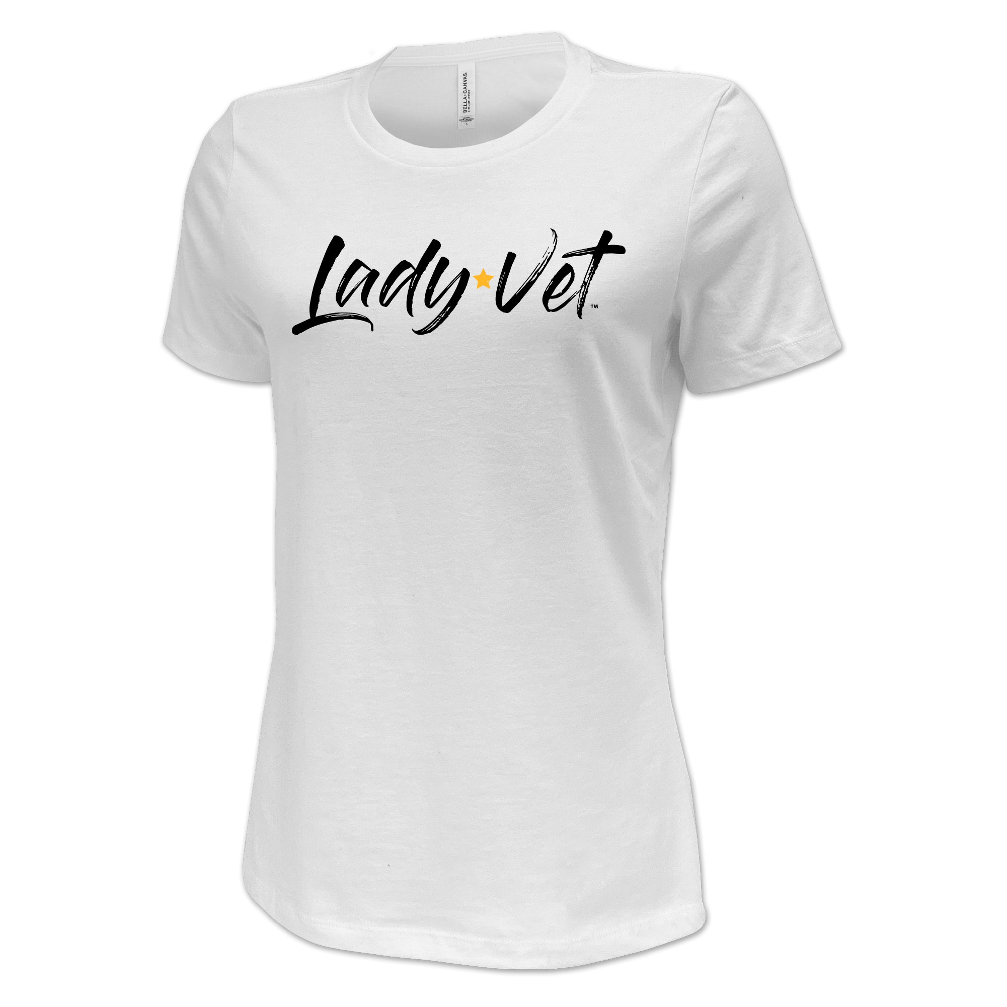 Marines Lady Vet Full Chest Logo Ladies T-Shirt