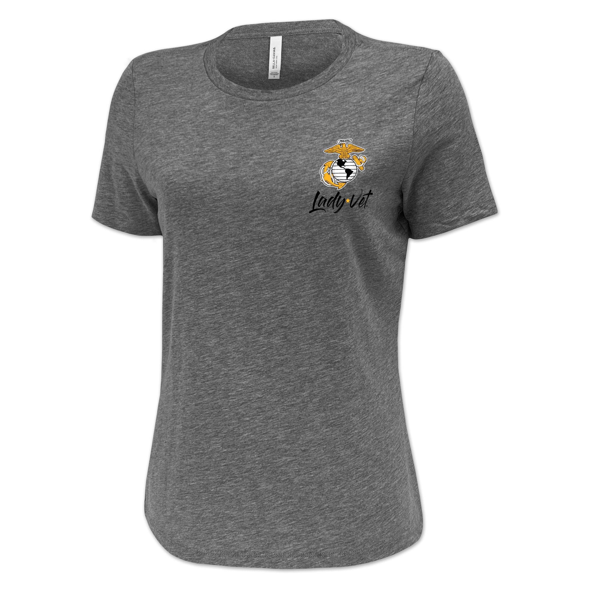 Marines Lady Vet Left Chest Logo T-Shirt