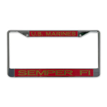 Load image into Gallery viewer, Marines License Plate Frame