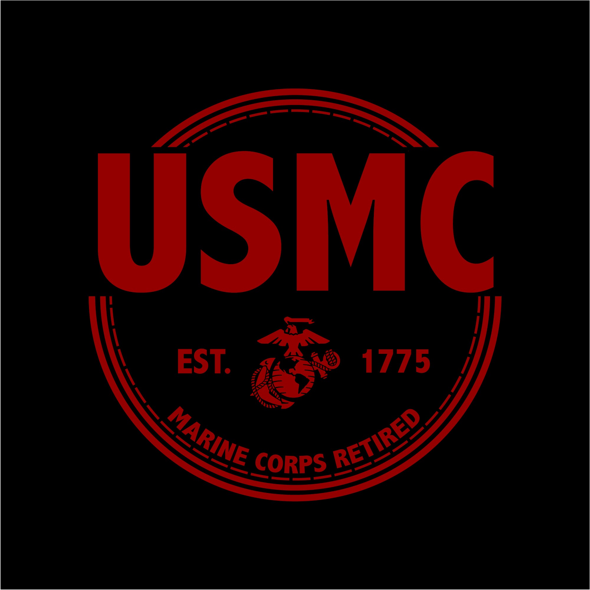 Marines Retired Ladies T-Shirt