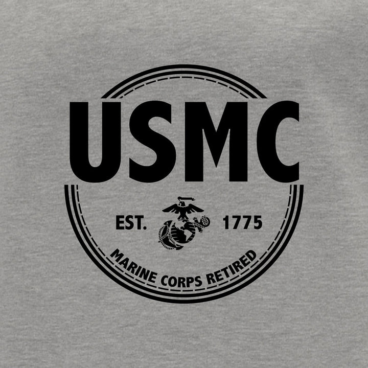 Marines Retired Left Chest 1/4 Zip
