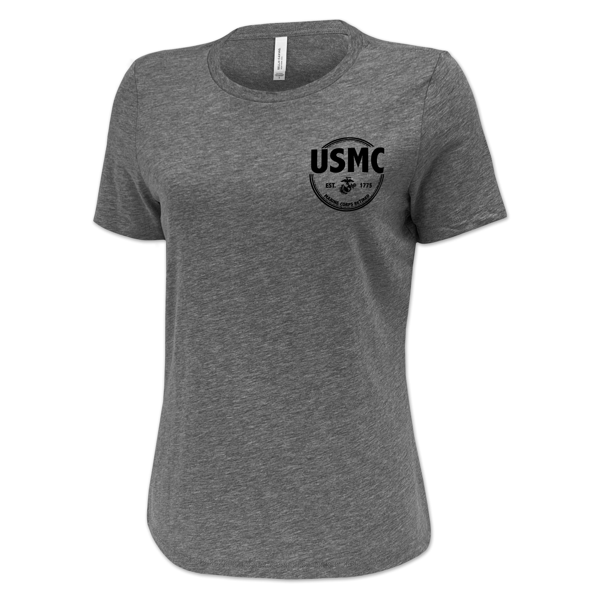 Marines Retired Ladies T-Shirt
