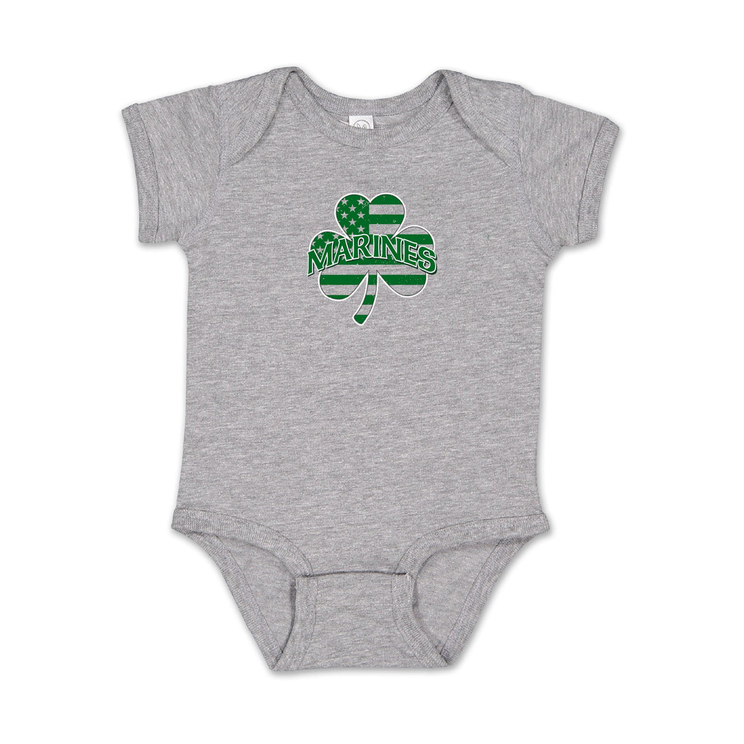 Marines Shamrock Infant Romper