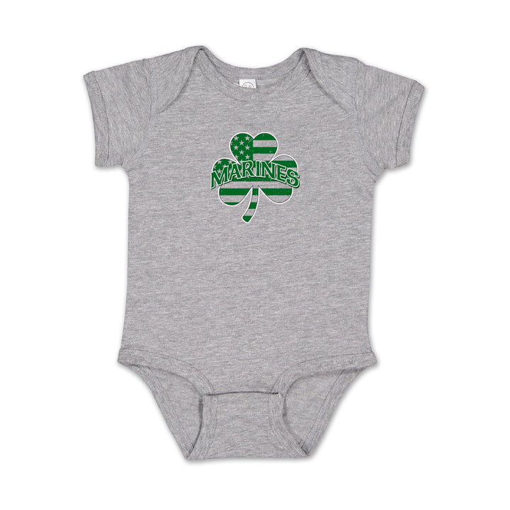 Marines Shamrock Infant Romper