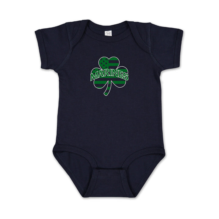 Marines Shamrock Infant Romper
