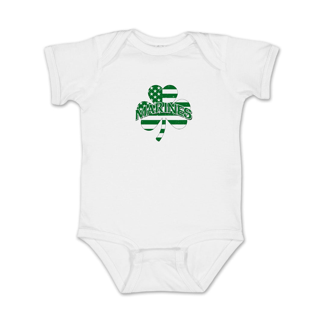 Marines Shamrock Infant Romper
