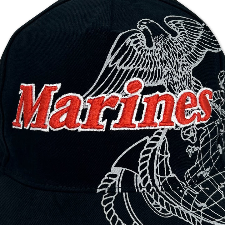 Marines Side Bill Hat (Black)
