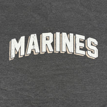 Load image into Gallery viewer, Marines Ladies Distressed Arch T-Shirt (Washed Black)