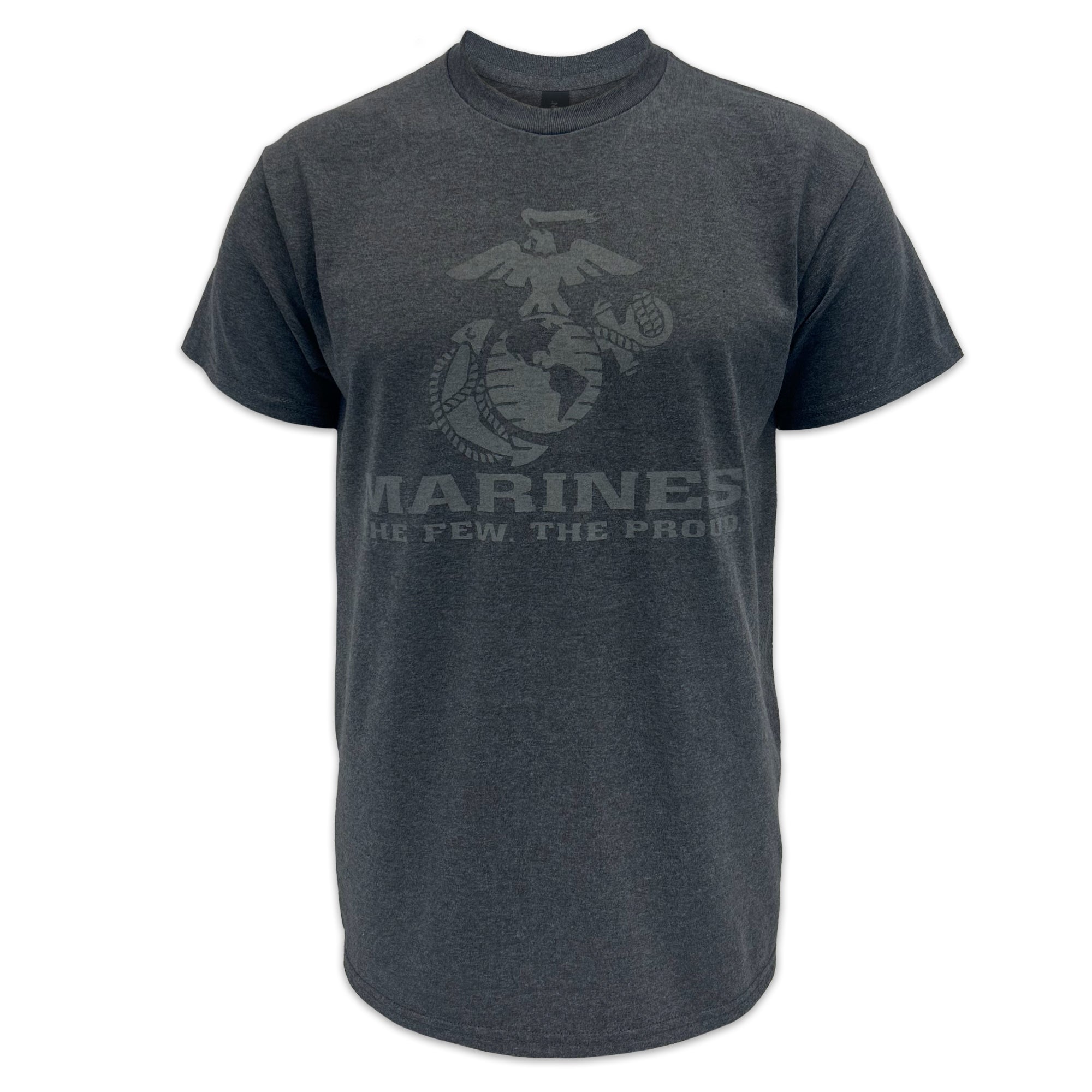 Marines Reflective Logo T-Shirt (Charcoal)