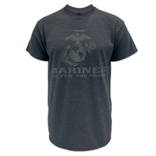 Load image into Gallery viewer, Marines Reflective Logo T-Shirt (Charcoal)