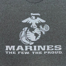 Load image into Gallery viewer, Marines Reflective Logo T-Shirt (Charcoal)