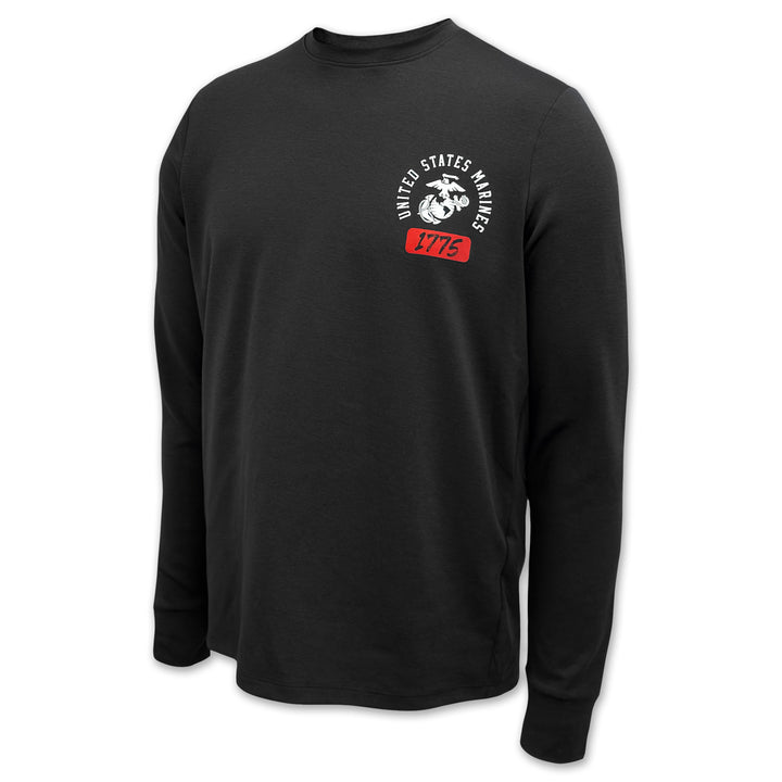 Marines Under Armour Motion Long Sleeve Tee (Black)