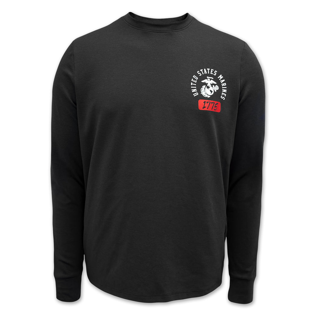 Marines Under Armour Motion Long Sleeve Tee (Black)