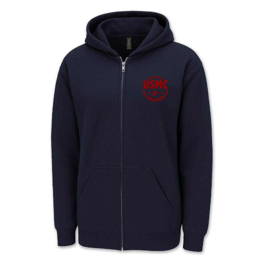 Marines Veteran Full Zip