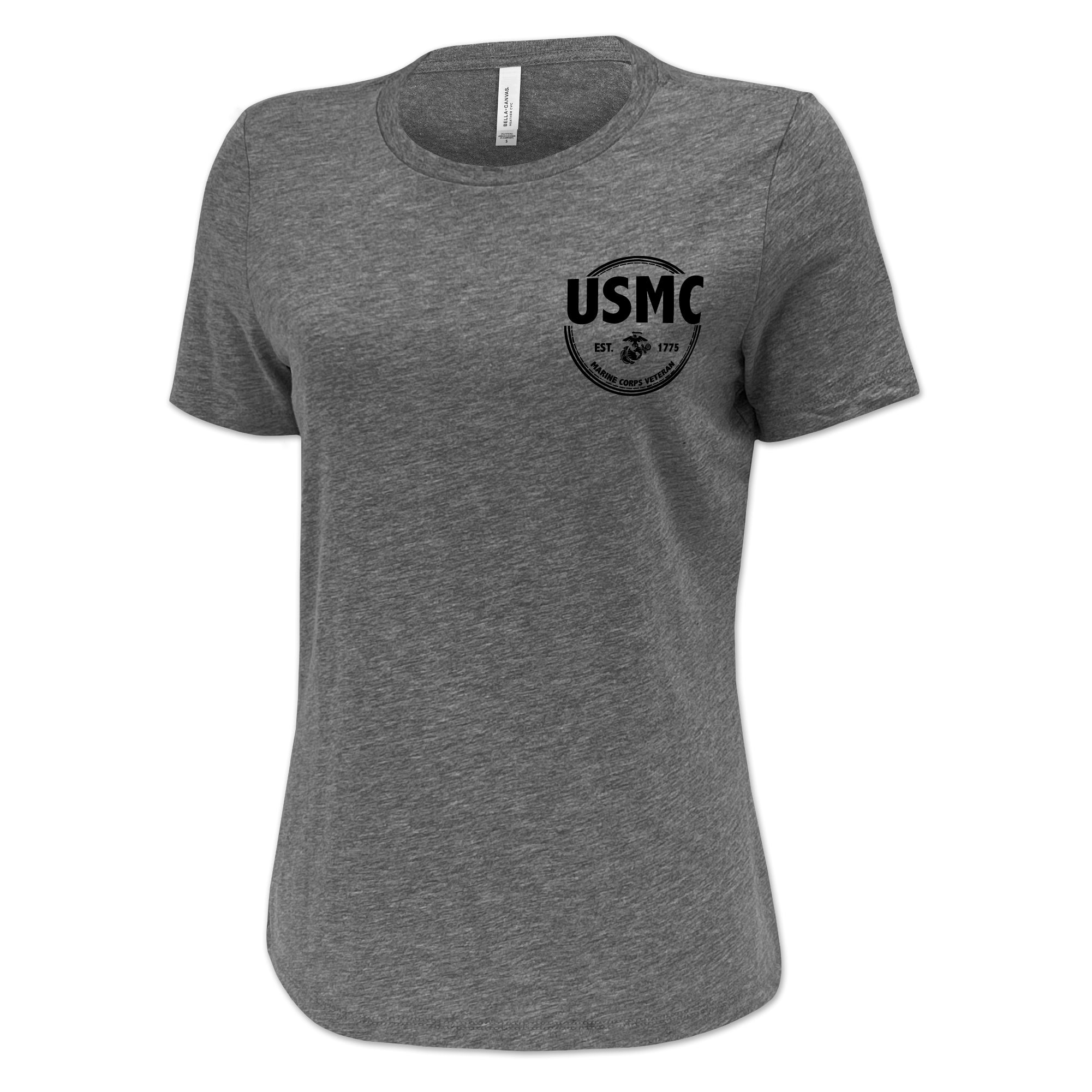 Marines Veteran Ladies T-Shirt