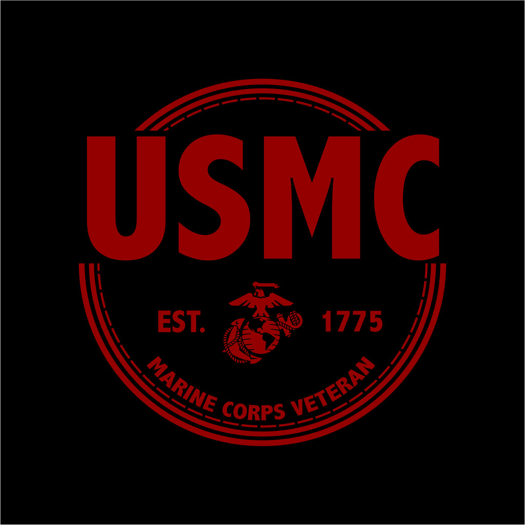 Marines Veteran Ladies T-Shirt