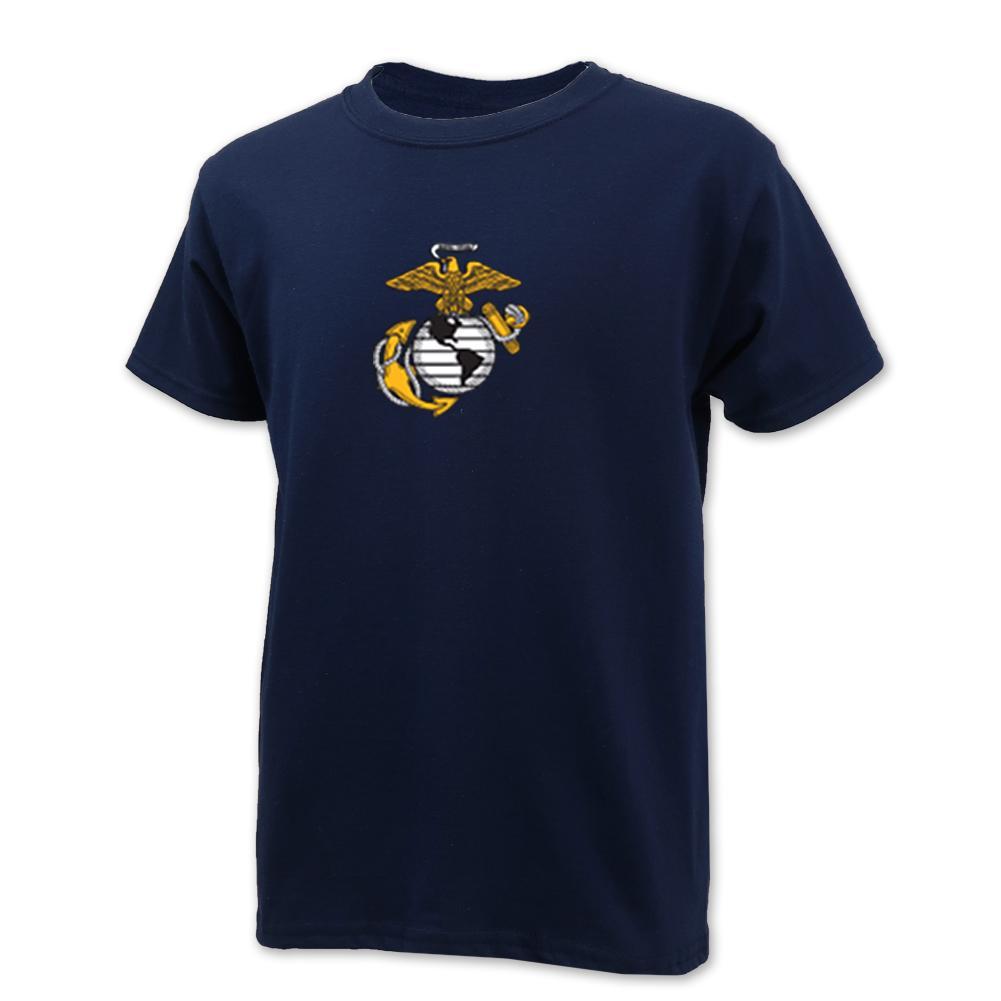 Pick Your Design Marines Youth T-Shirt (Navy)
