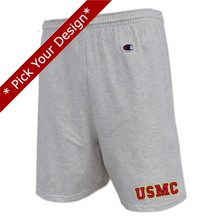 Load image into Gallery viewer, Pick Your Design Marines Cotton Shorts (Grey)