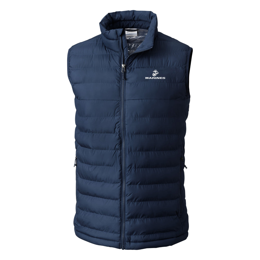 Marines EGA Columbia Powder Lite Vest (Navy)*