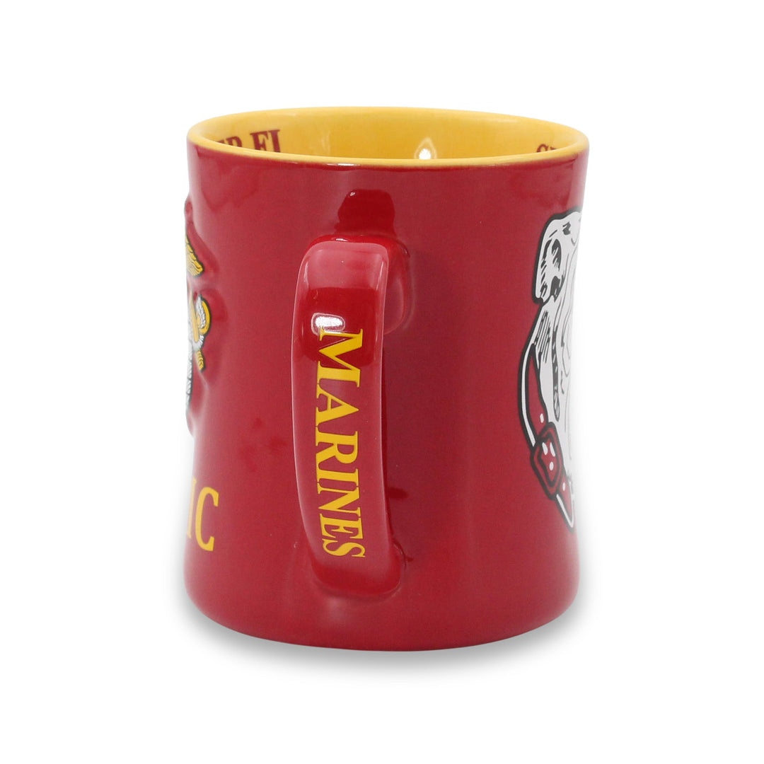 Marines Bulldog Mug (Red)
