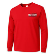 Load image into Gallery viewer, RED Friday Left Chest Long Sleeve T-Shirt (Red)